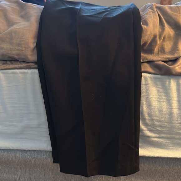 Kenneth Cole Reaction flat front trouser 34x 32 BLACK - Picture 3 of 6